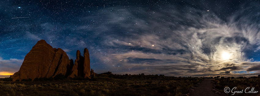 Night Sky, Arches National Park, Moab, Utah