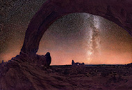 Milky Way Behind Turret Arch & North Window