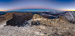 Pacific Peak in the Tenmile Range During Twilight