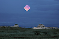 Lunar Eclipse Over Pawnee Buttes