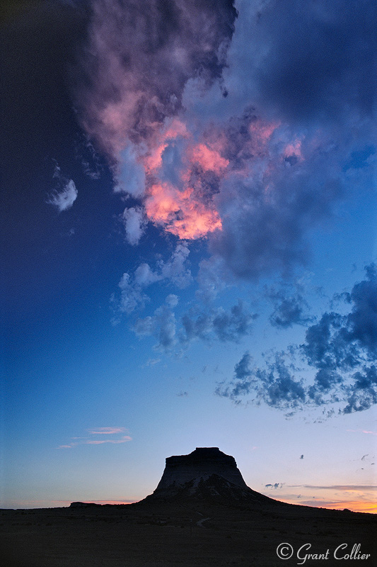 Sunset over Pawnee Buttes, Colorado landscape prints