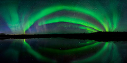 Aurora Borealis Reflection