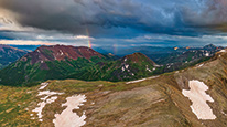 Rainbow over Elk Mountains