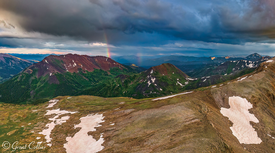 Rainbow over Elk Mountains