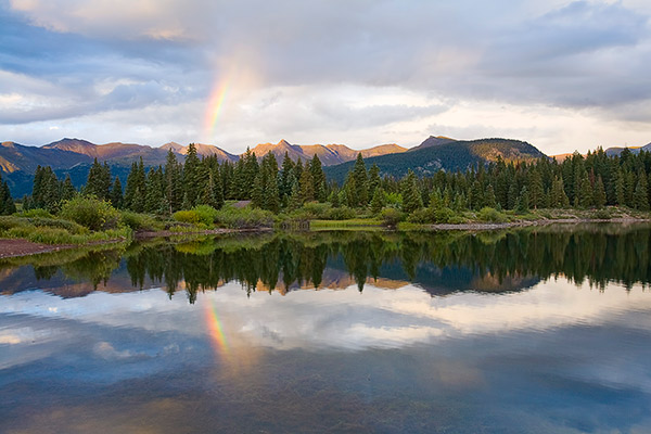 Rainbow in Colorado's San Juan Mountains