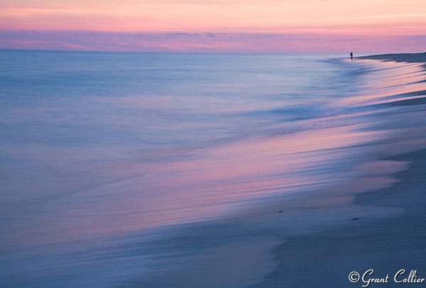 fisherman, Sag Harbor, New York, ocean sunset