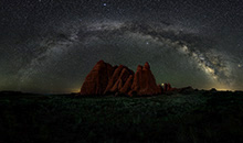 Milky Way over Arches N.P.