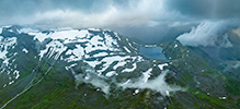 Skagedalsvatnet lake above Geiranger, Norway