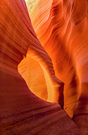Arch in Slot Canyon in Arizona