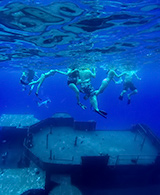 Snorkeling at USS Kittiwake