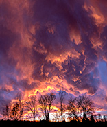 Sunset over Arvada, Colorado