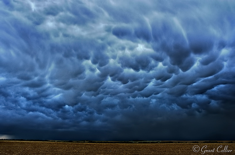Ominous storm clouds, eastern plains of Colorado