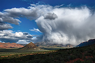 Clouds Over La Sal Mountains