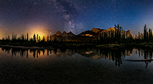 Milky Way over Three Sisters