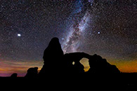Milky Way Over Turret Arch