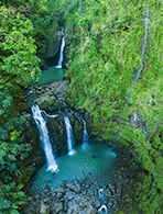 Upper Waikani Falls, Maui