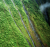 Wai'ale'ale Crater Waterfalls