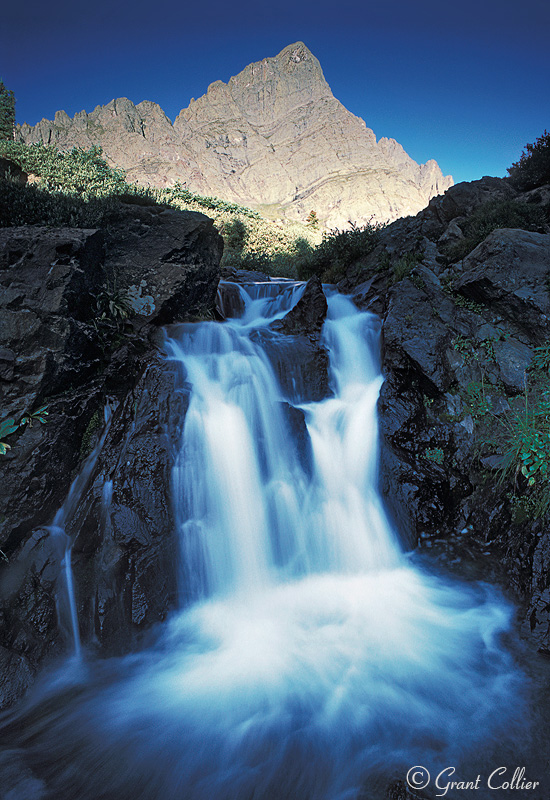 Waterfall, Crestone Needle, Sangre de Cristo Mountains