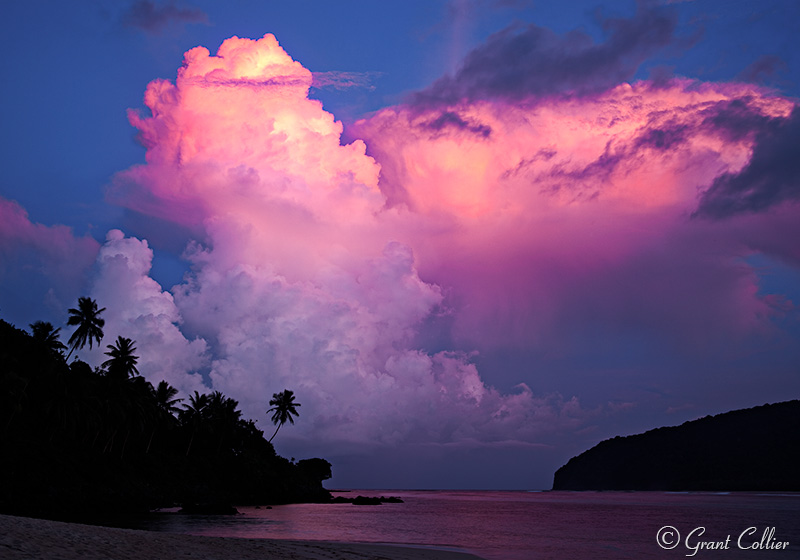 Western Samoa, South Pacific Island, sunset