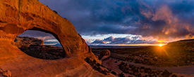 Wilson Arch at Sunset